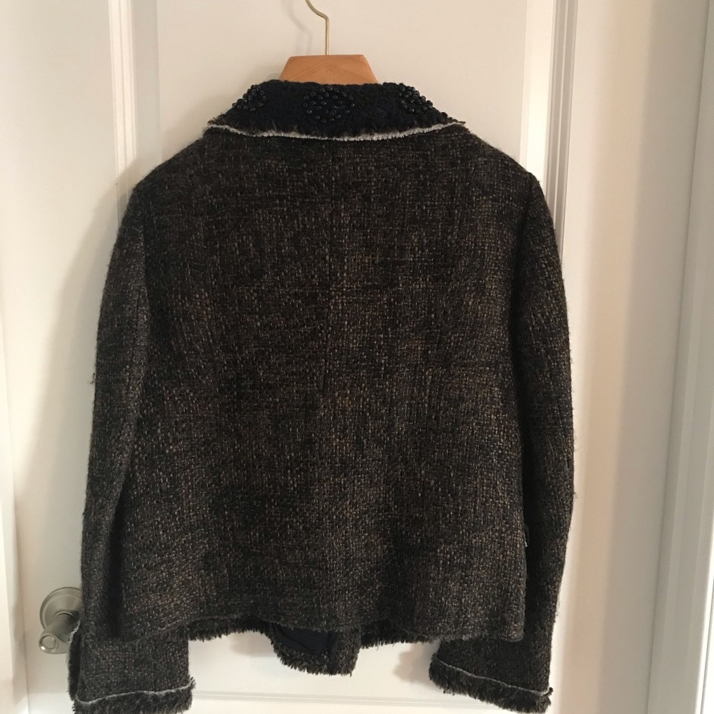 Prada Alpaca/Wool Cropped Jacket - image 3
